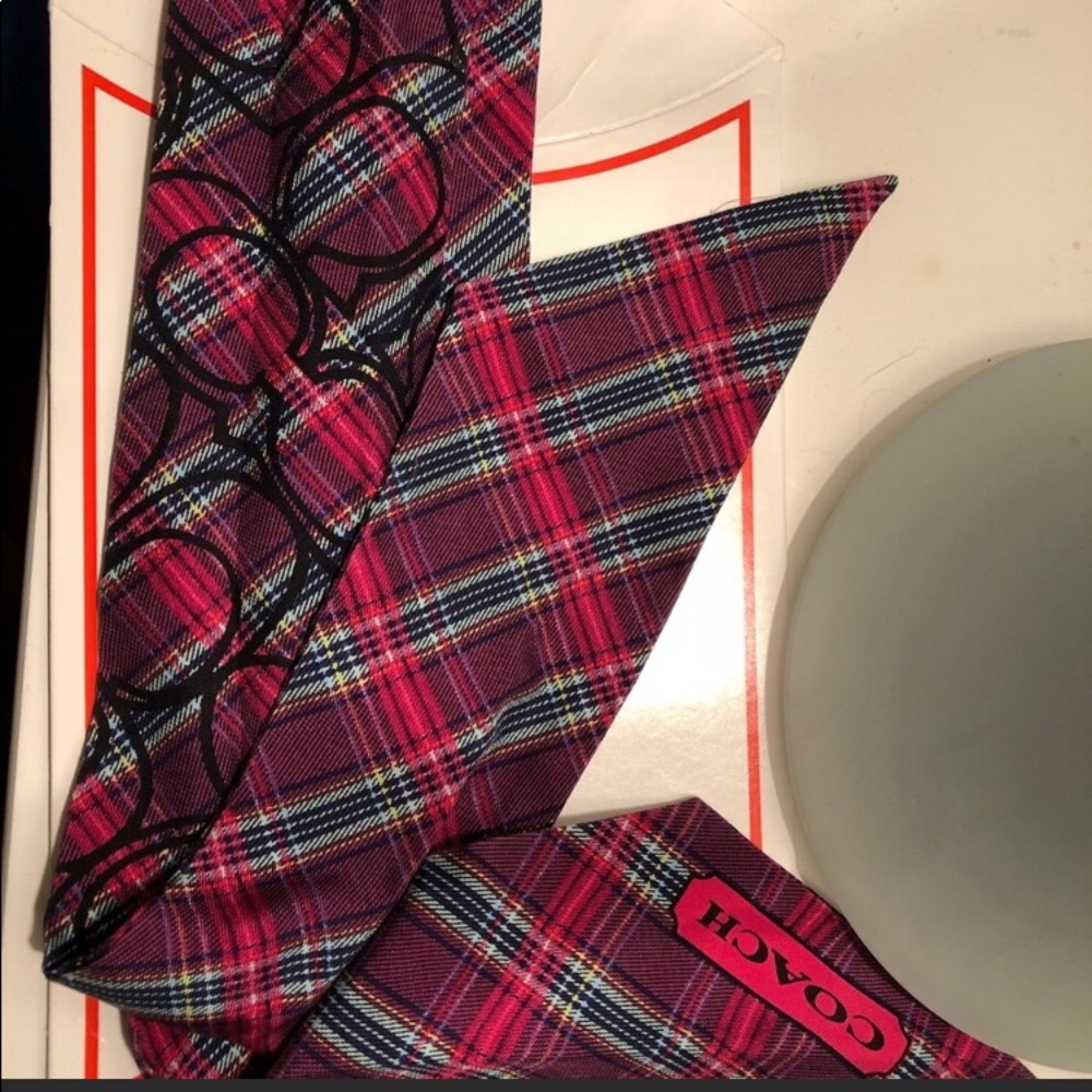 Coach  purse tie or neck tie